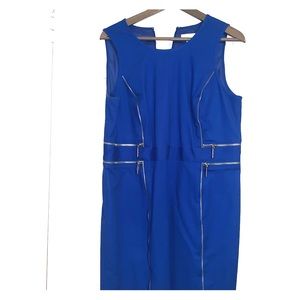 Michael Kors Double Zipper Sheath Dress